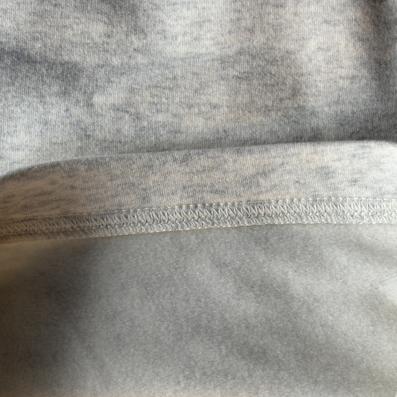 Athleta Easy Fleece Straight Heather Gray Cargo Wide Leg Pants - NWT - Picture 11 of 14